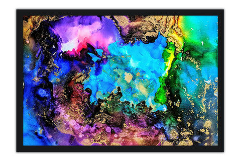 Poster Abstrato - Espectro de Cores - Arte Decorativa