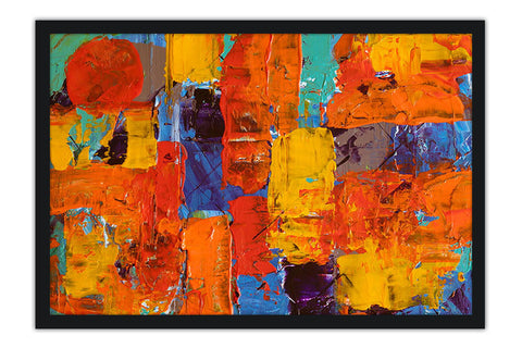 Poster Abstrato - Colors - Quadrados Coloridos - Arte Decorativa