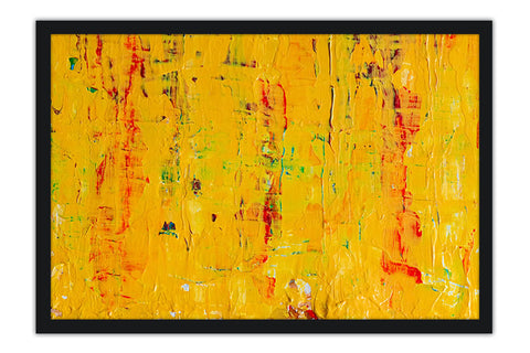 Poster Abstrato - Amarelo - Colors - Arte Decorativa