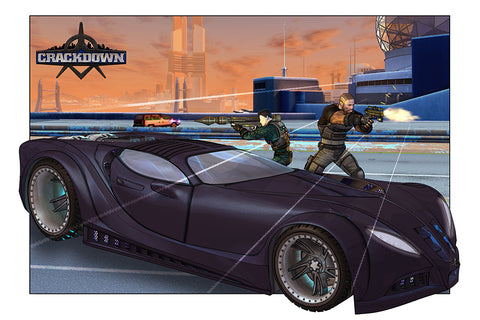 Poster Crackdown - Games