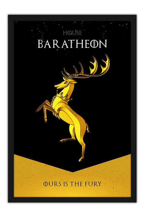 Poster Casa Baratheon - Game Of Thrones - Séries