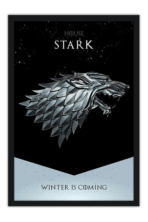Poster Casa Stark - Game Of Thrones - Séries