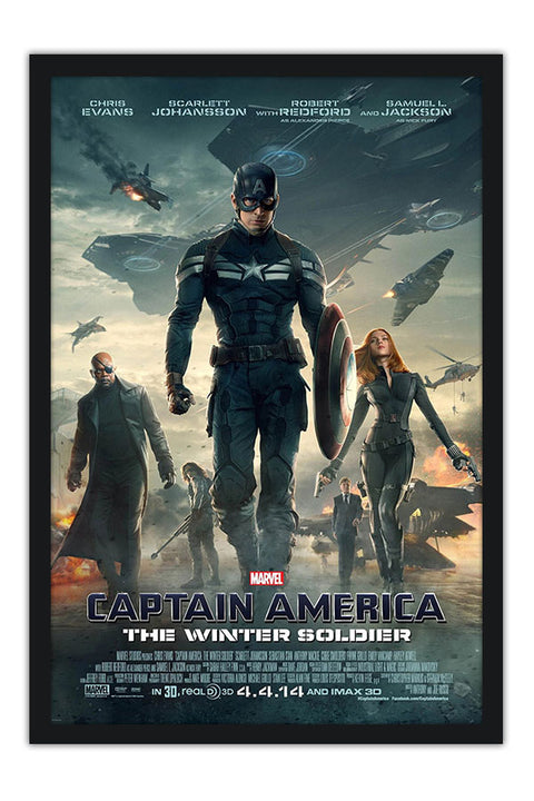 Poster Capitao America 2: O Soldado Invernal - Capitain America: The Winter Soldier - Filmes