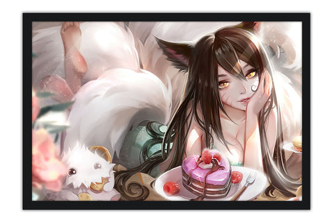 Poster League Of Legends - LOL - Ahri - Games