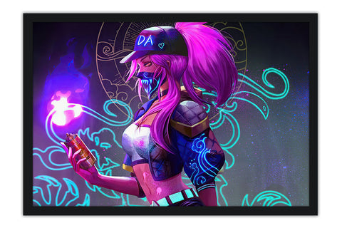Poster League Of Legends - LOL - Akali - Games