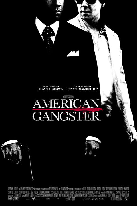 Poster American - Gangster Americano - Filmes de Máfia