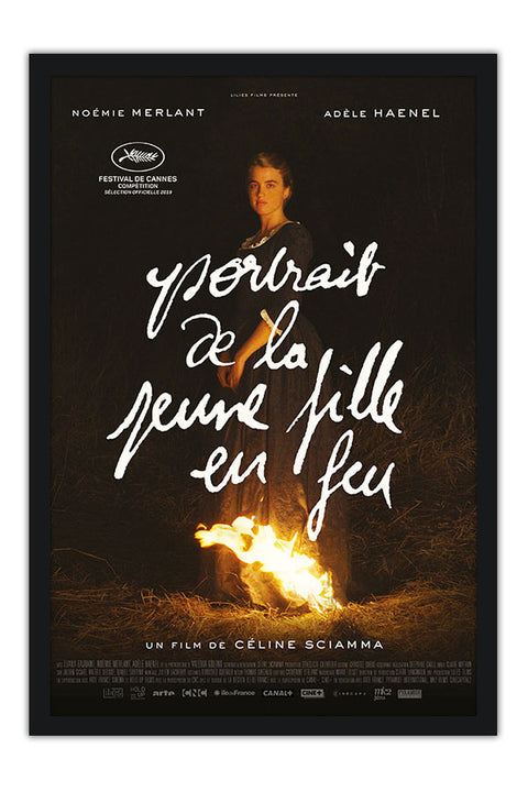 Poster Portrait De La Jeune Fille En Feu - Retrato De Uma Jovem Em Chamas - Filmes