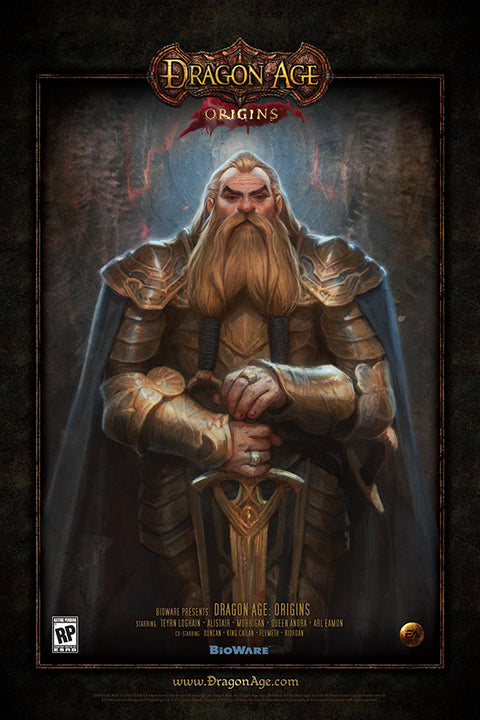 Poster Dragon Age Origins - Games
