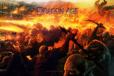Poster Dragon Age Origins - Games