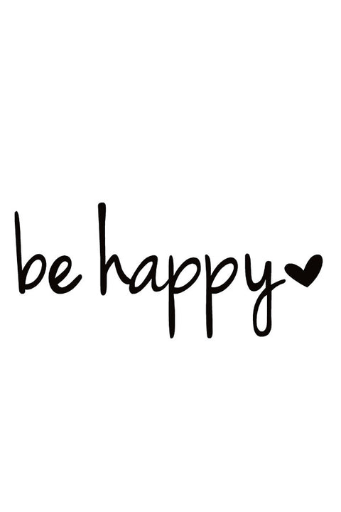 Poster Be Happy - Frases