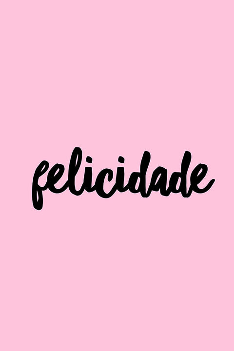 Poster Felicidade - Frases