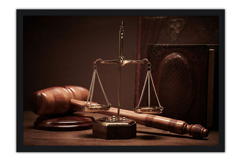 Poster Direito - Justiça - Advocacia - Law - Profissões