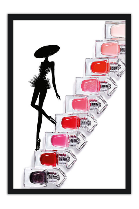 Poster Salão De Beleza – Manicure – Unhas – Cabelo - Cílios - Esmalte – Beauty – Salon - Profissões