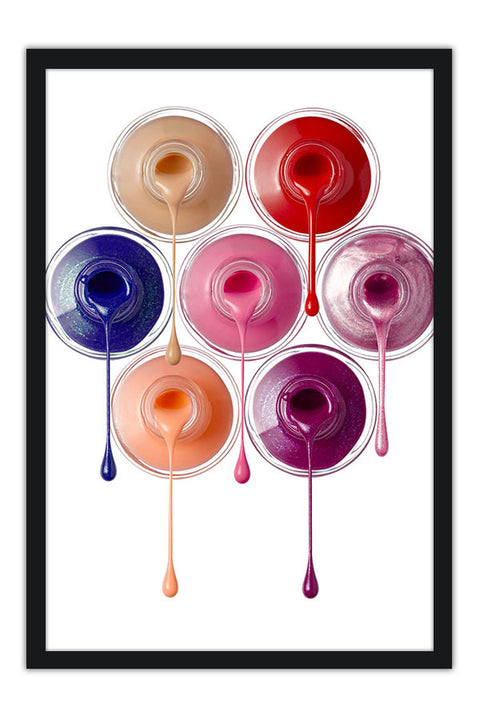 Poster Salão De Beleza – Manicure – Unhas – Cabelo - Cílios - Esmalte – Beauty – Salon - Profissões