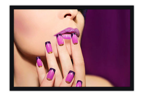 Poster Salão De Beleza – Manicure – Unhas – Cabelo - Cílios - Esmalte – Beauty – Salon - Profissões