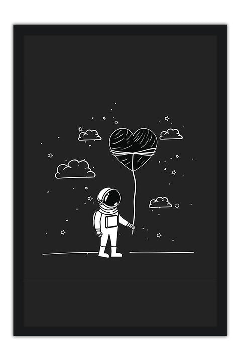 Poster Astronauta - Quarto De Bebê - Baby Room - Infantil