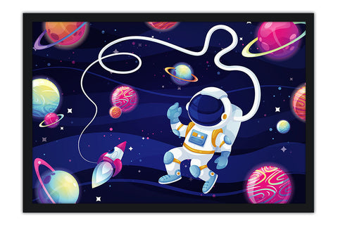 Poster Astronauta - Quarto De Bebê - Baby Room - Infantil