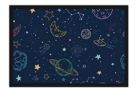 Poster Universo - Quarto De Bebê - Baby Room - Infantil