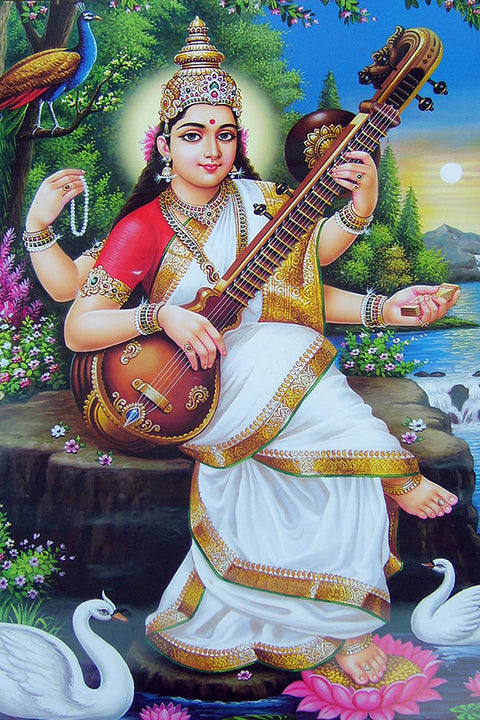 Poster Sarasvati - Religião
