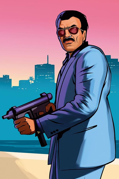 Poster GTA - Grand Theft Auto - Vice City - Games