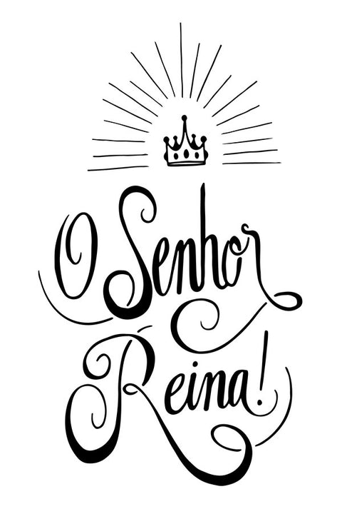 Poster O Senhor Reina - Religião - Versículos - Frases