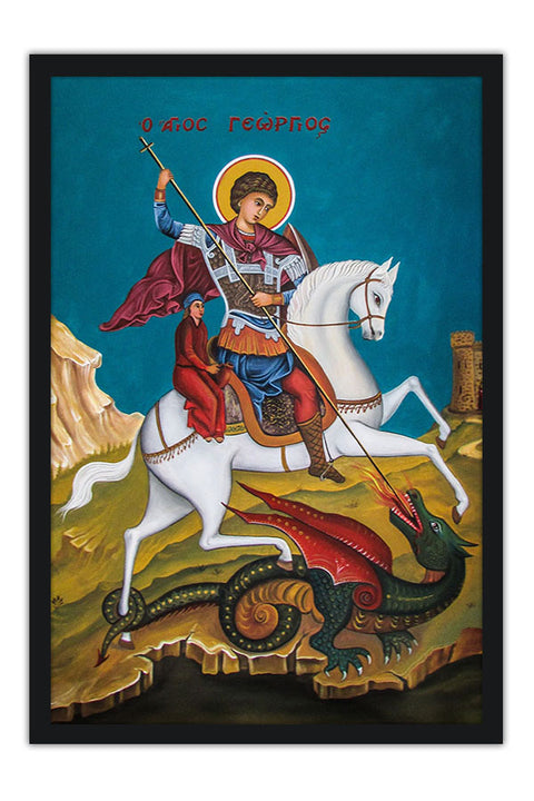 Poster São Jorge - Ogum - Religião