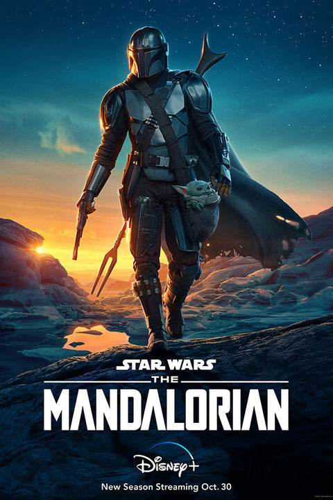 Poster The Mandalorian - Yoda - Séries