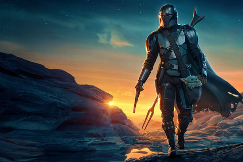 Poster The Mandalorian - Yoda - Séries