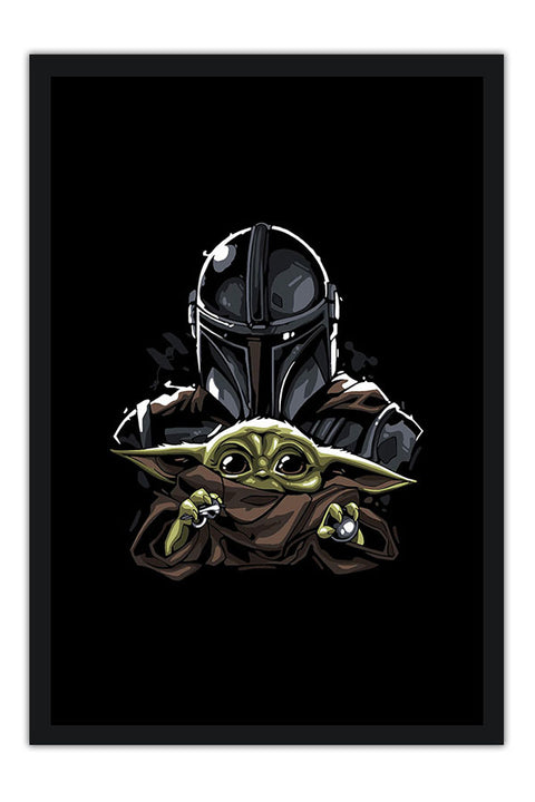 Poster The Mandalorian - Yoda - Séries