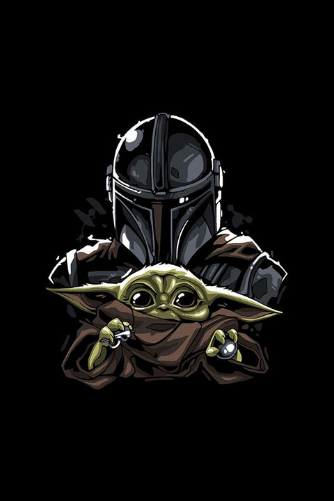 Poster The Mandalorian - Yoda - Séries