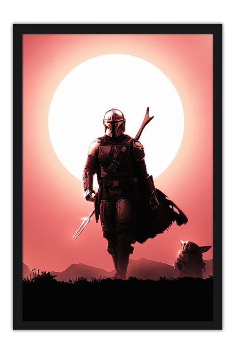 Poster The Mandalorian - Yoda - Séries
