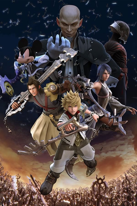 Poster Kingdom Hearts Birth By Sleep - Games