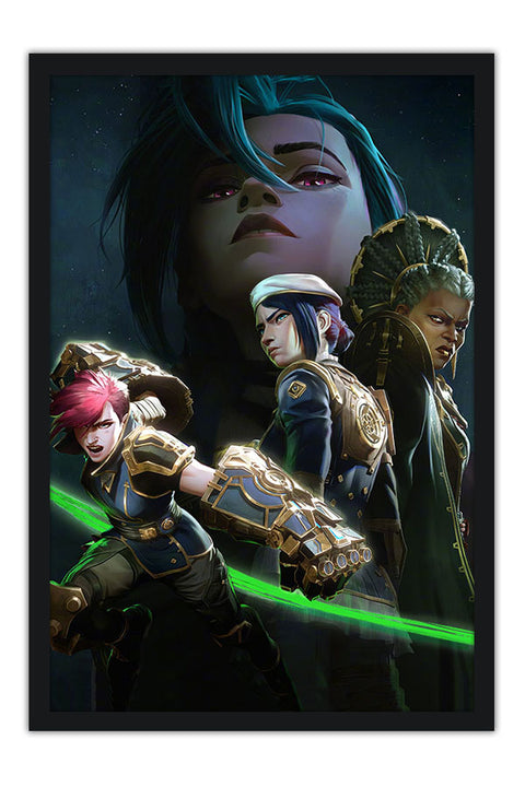 Poster Arcane - League Of Legends - LoL - Séries