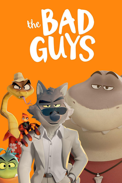 Poster The Bad Guys - Os Caras Malvados - Animação - Desenho - Infantil - Filmes