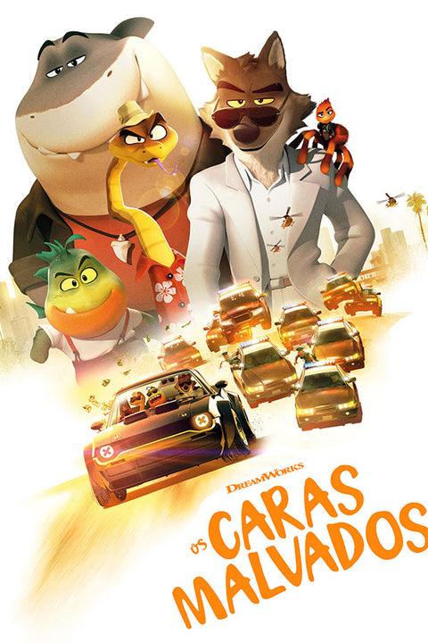 Poster The Bad Guys - Os Caras Malvados - Animação - Desenho - Infantil - Filmes