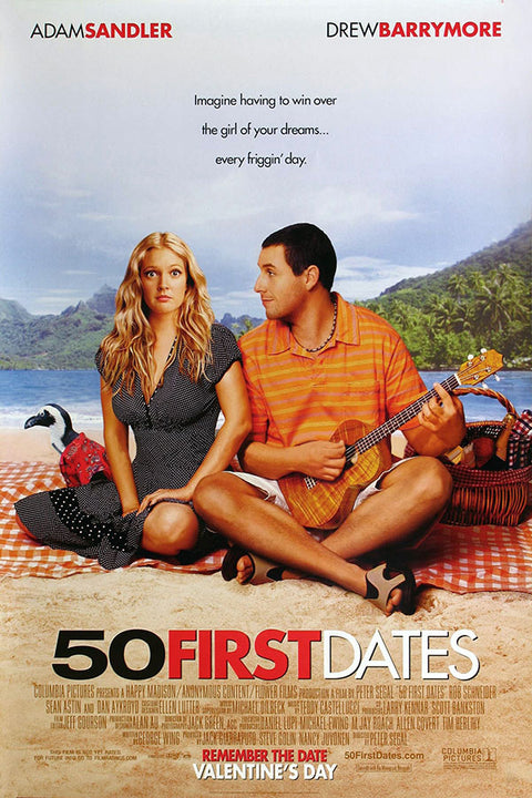 Poster Como Se Fosse A Primeira Vez - 50 First Dates - Filmes
