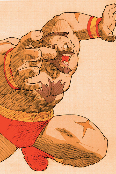 Poster Marvel Vs. Capcom - Zangief - Games