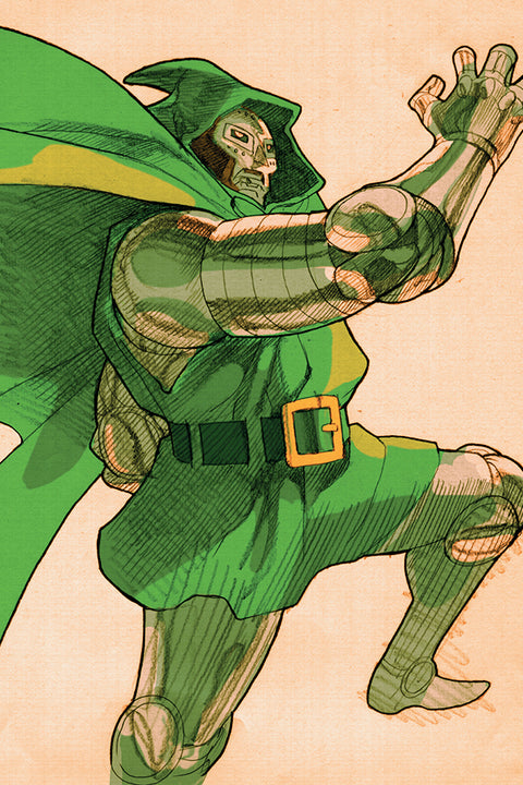 Poster Marvel Vs. Capcom - Dr. Doom - Games