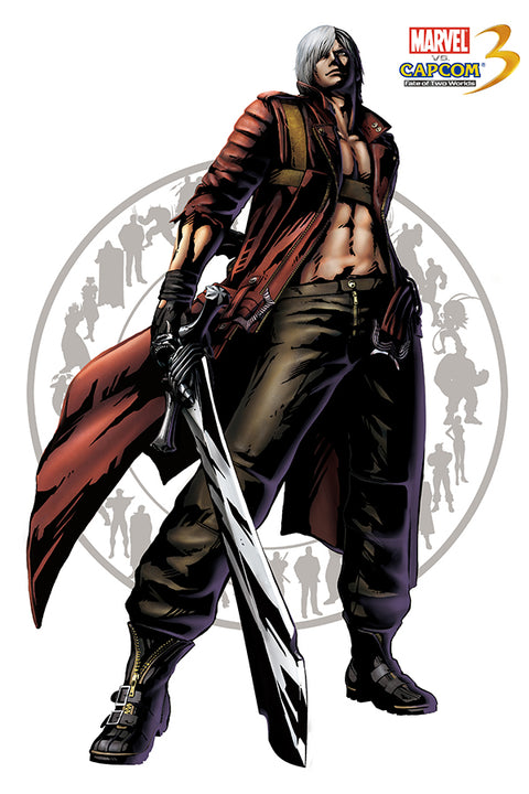 Poster Marvel Vs. Capcom - Dante - Games