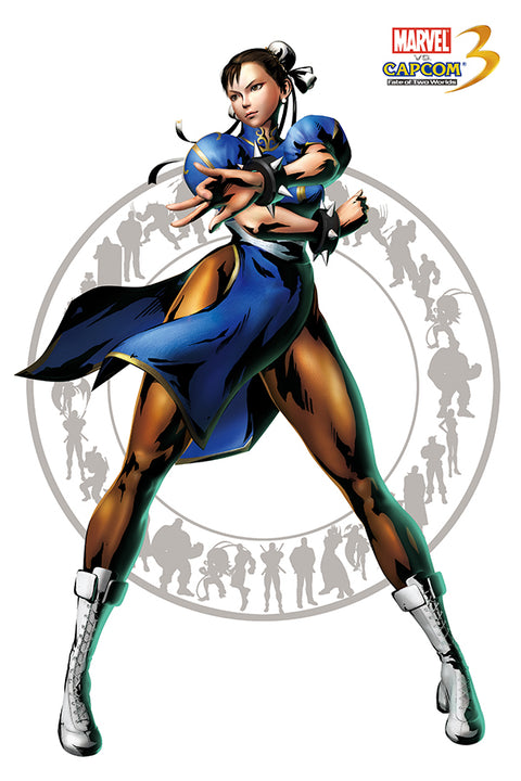 Poster Marvel Vs. Capcom - Chun Li - Games