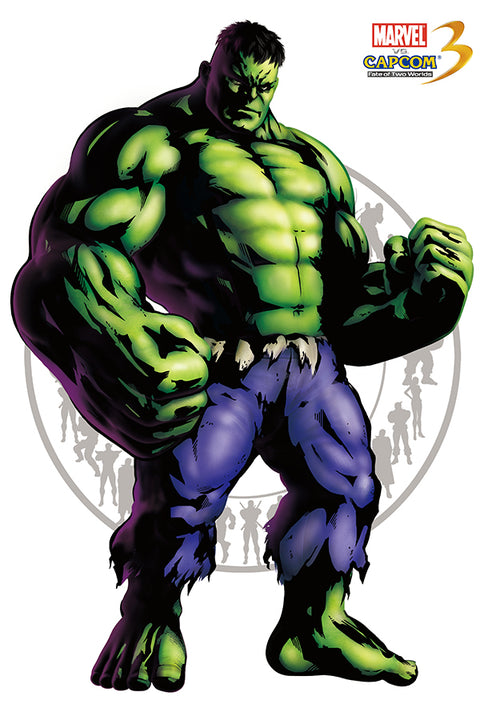 Poster Marvel Vs. Capcom - Hulk - Games