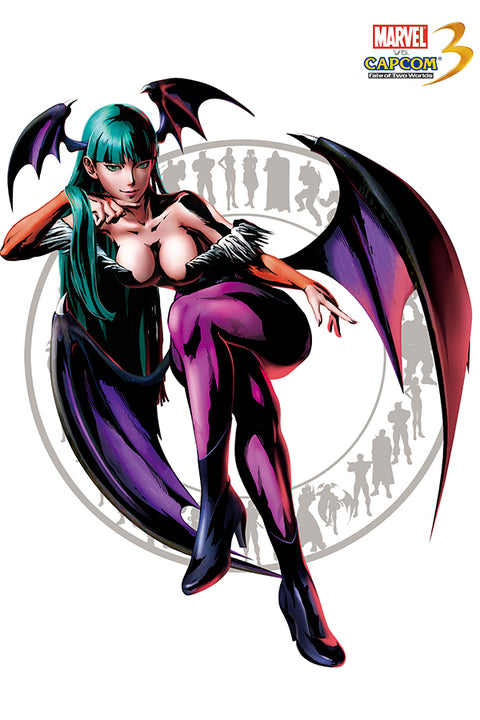 Poster Marvel Vs. Capcom - Morrigan - Games