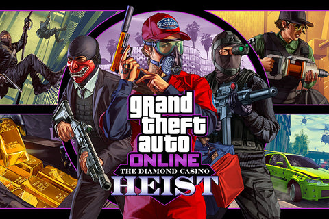 Poster GTA Grand Theft Auto Online: Heist - Games