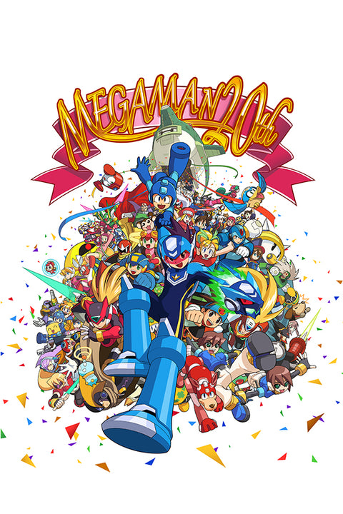 Poster Mega Man - Especial 20 Anos - Games