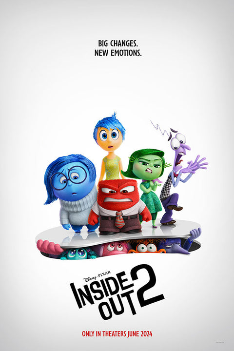 Poster Divertidamente 2 - Inside Out 2 - Animação - Infantil - Filmes