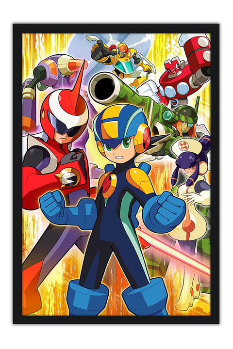 Poster Mega Man Battle Network - Games