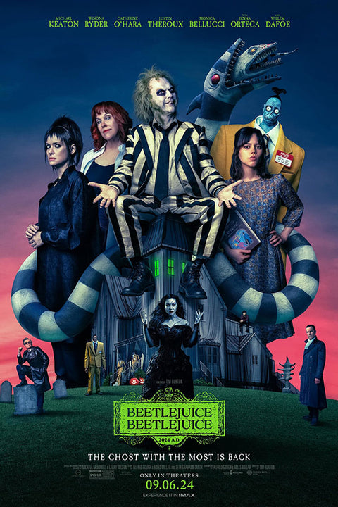 Poster Beetlejuice Beetlejuice - Os Fantasmas Ainda Se Divertem - Filmes