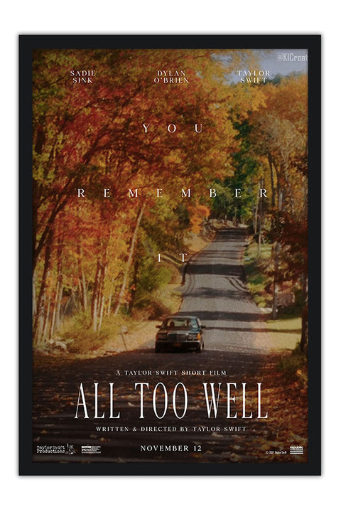 Poster Taylor Swift - All Too Well - Artistas Pop