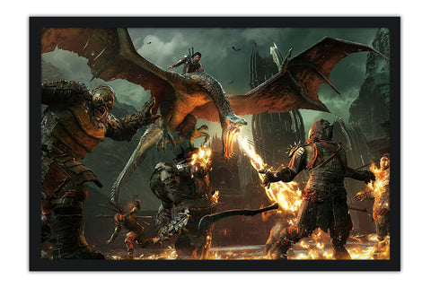 Poster The Lord Of The Rings Rise To War - Games