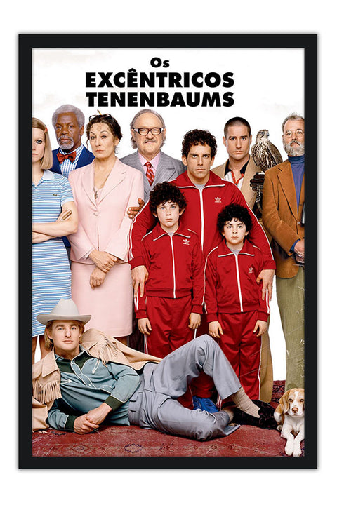Poster The Royal Tenenbaums - Os Excentricos Tenenbaums - Wes Anderson - Filmes
